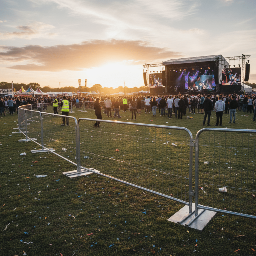 גדר בנייה זמנית לפרויקטים ותשתיות בשטח