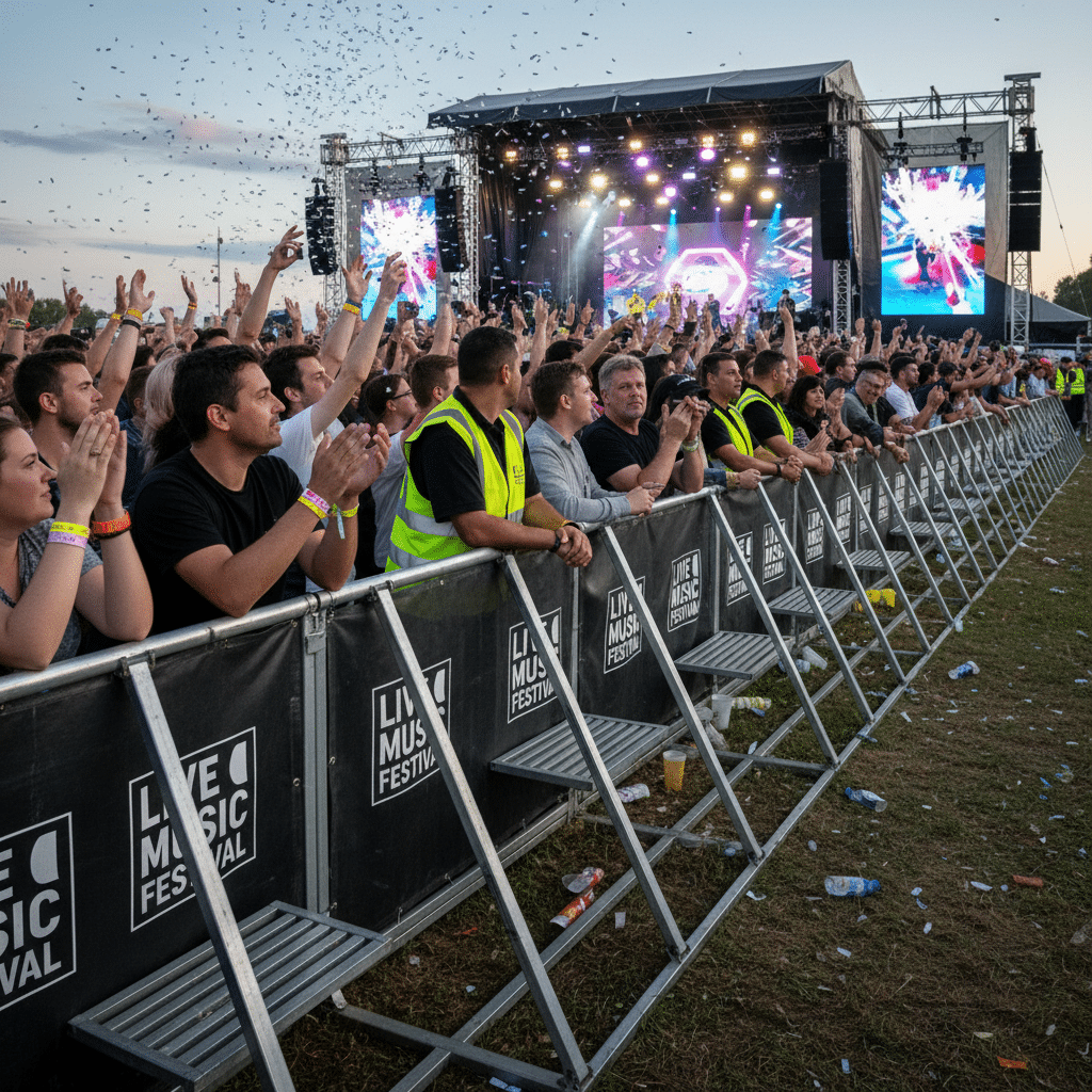 גדר זמנית לאירועים – ניהול שטח ובטיחות ברמה גבוהה